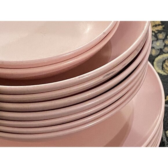 Marcrest Melmac Pink Coral Bread Side Plates, Sm & Med Bowls Lot MCM Mar-crest - Picture 4 of 8